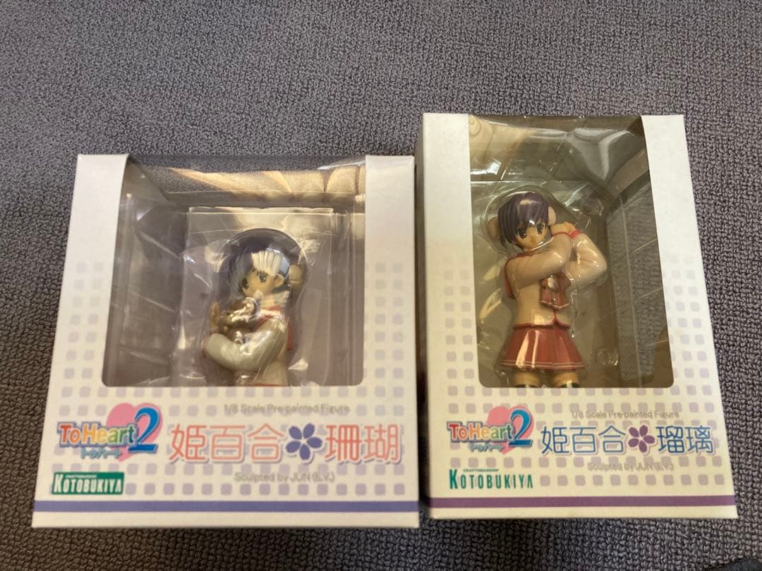 未開封ToHeart2 姫百合瑠璃 珊瑚　フィギュア 2個　KOTOBUKIYA