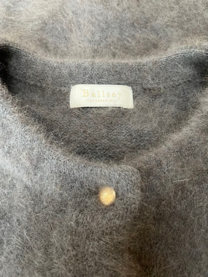 トゥモローランド　ボールジィ フラッフィーヤーン クルーネックカーディガン