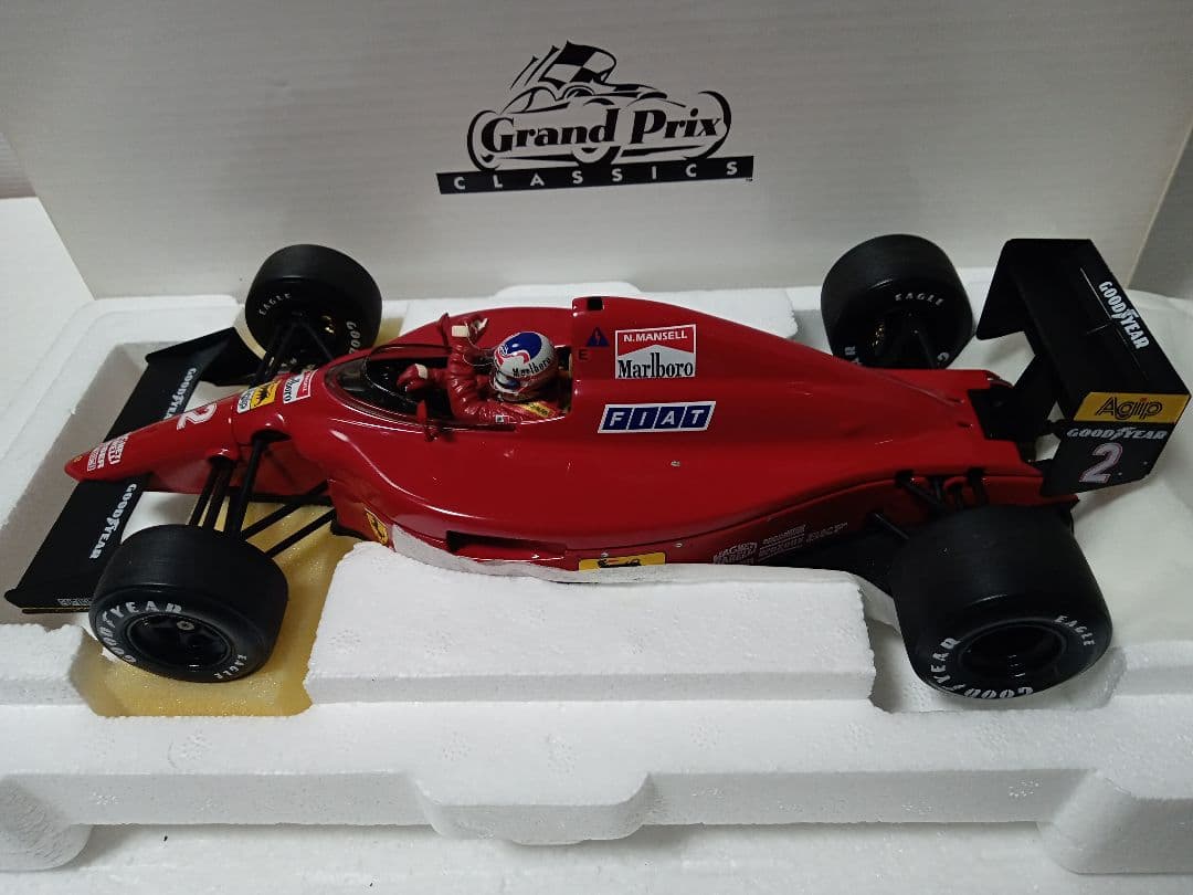 エグゾト1/18フェラーリ641/2マンセルフィギュア付