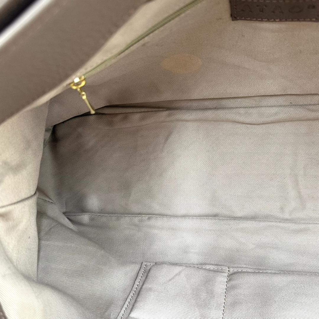 ATAO アタオ エルヴィ 2way ハンドバッグ ショルダーバッグ グレージュ