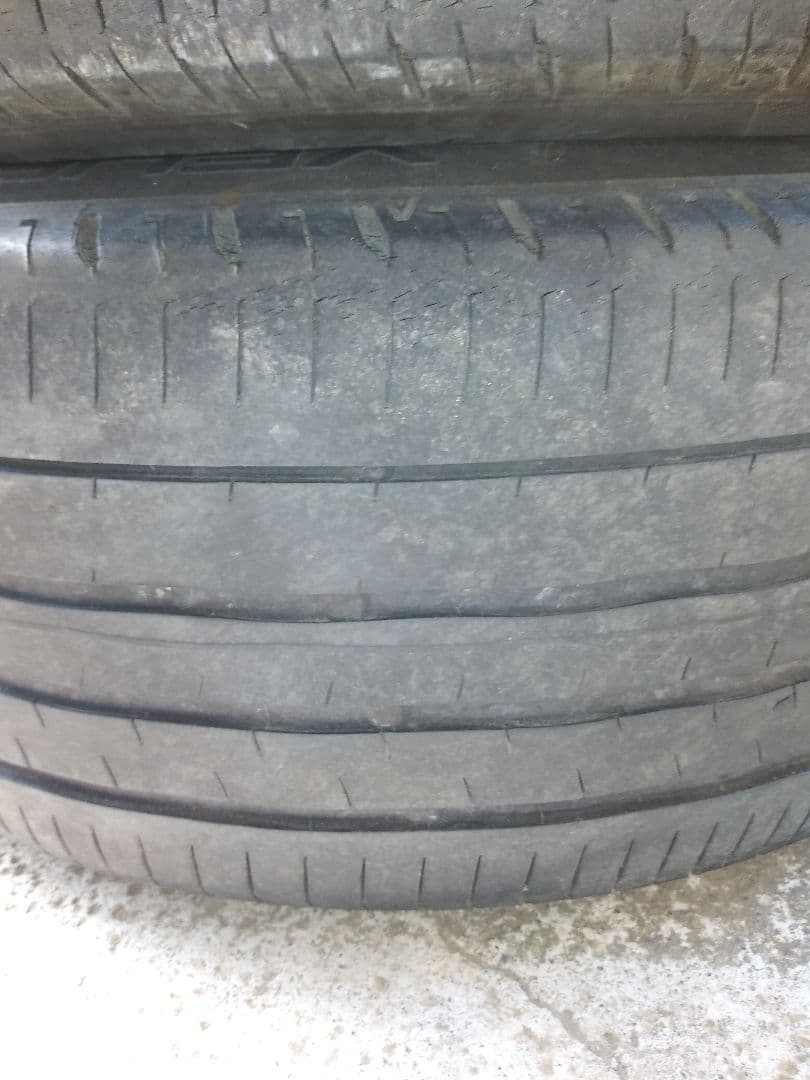 21系クラウン純正17インチアルミホイールタイヤ4本セット　引き取り限定