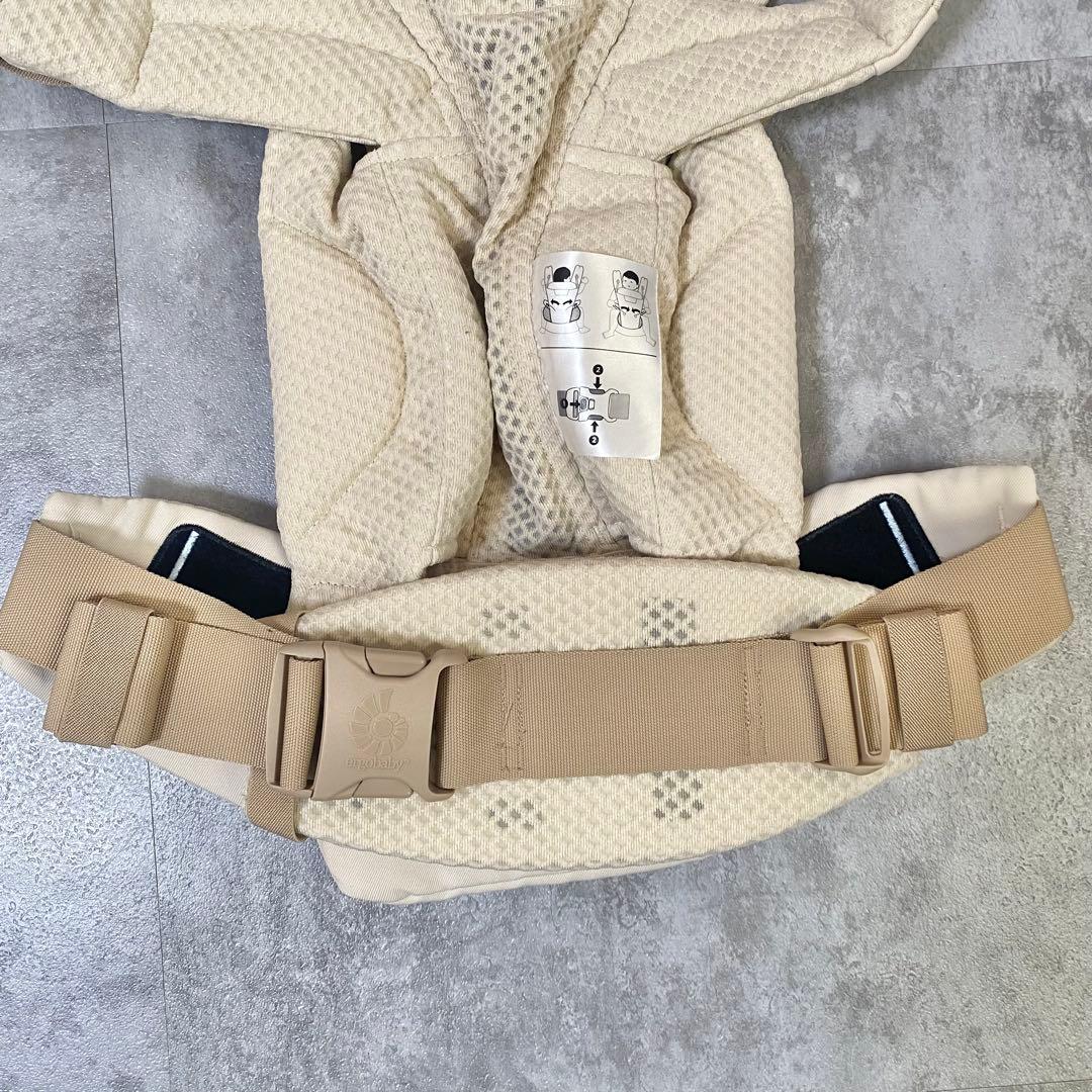 【美品】エルゴ ergo オムニブリーズ 抱っこ紐 ナチュラルベージュ