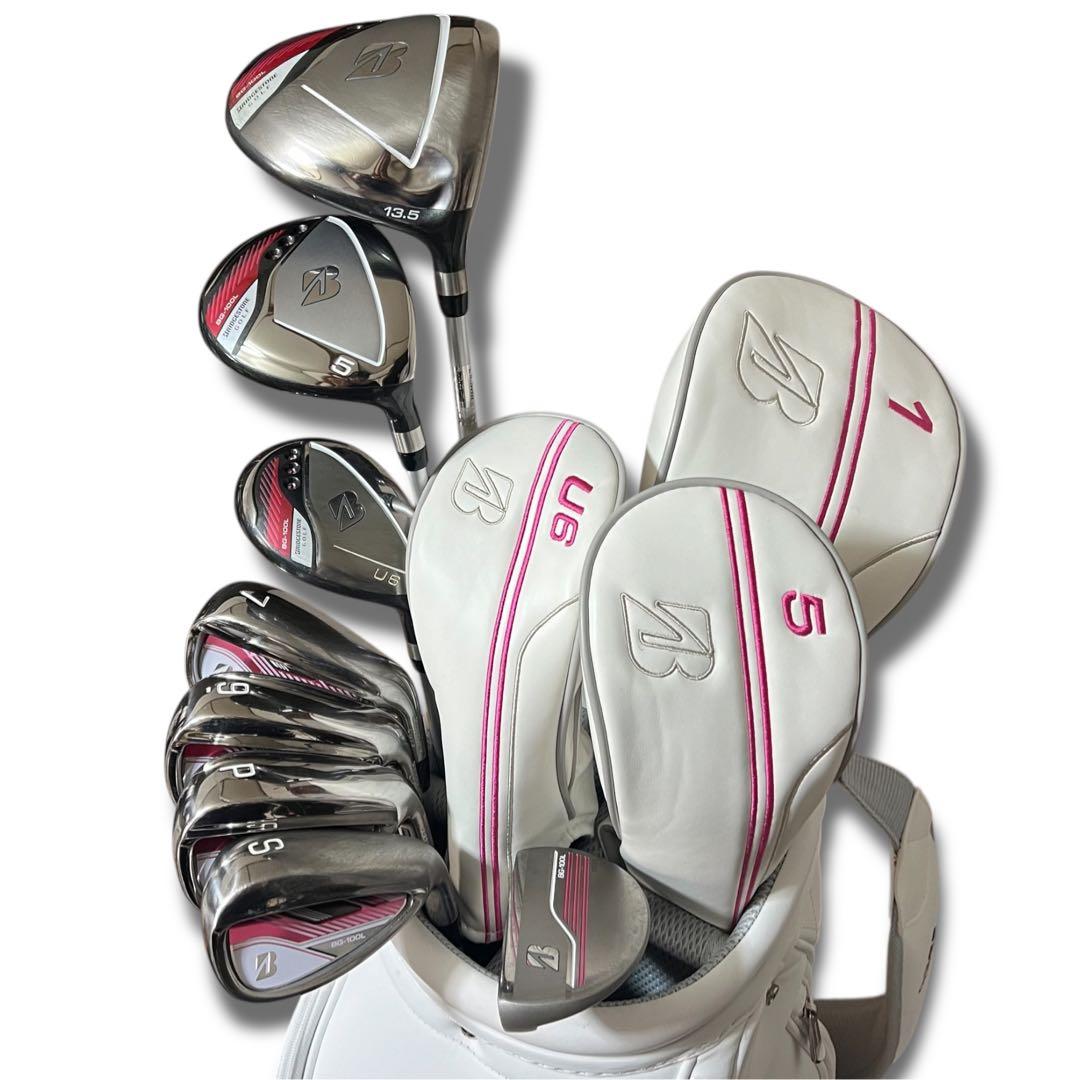 豪華 美品 初心者 ブリジストン レディースクラブ8本セット BG-100L