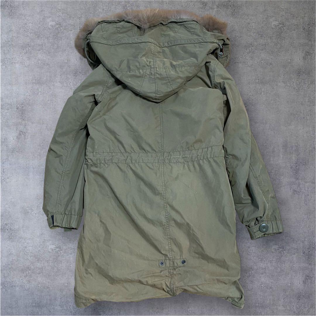 AVIREX USA 70s モッズコート カーキ L キルティングライナー