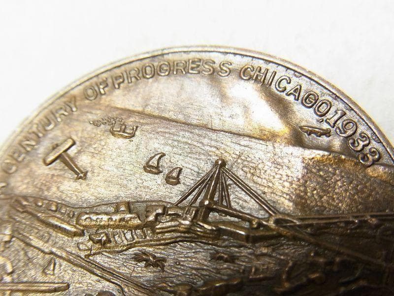 《k250》１９３３年 シカゴ万国博覧会 Leonard社 記念キーフォルダー