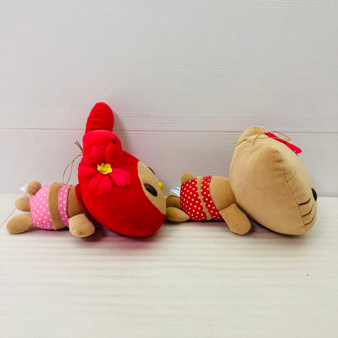 【2種セット★激レア】ハローキティ　夏こんがりビッグフェイスクッション　マイメロ