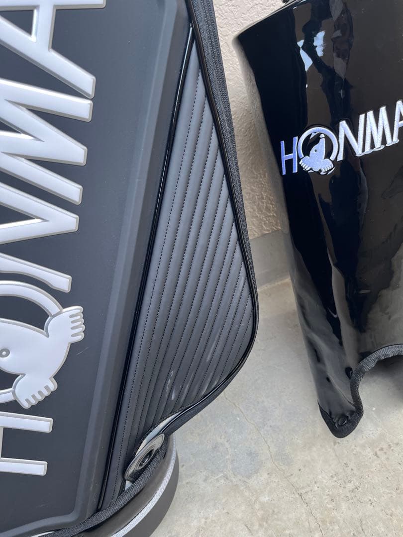 超美品！HONMA 　ホンマキャディバッグ CB12303 ブラック　2023年