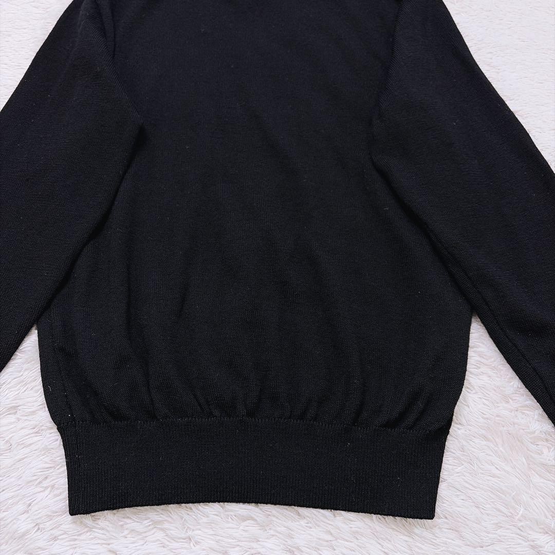 【希少】アディダス ゴルフ テーラーメイド期 ウールニット M 日本製 ブラック