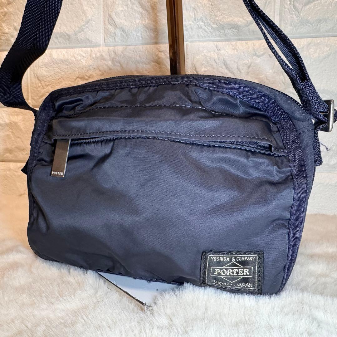 Porter ポーター Frame ショルダーバッグ ポシェット ネイビー