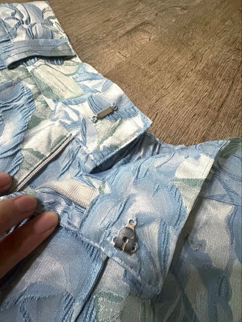 【上下セット】POPPY JACQUARD FLARE CAMI TUNIC