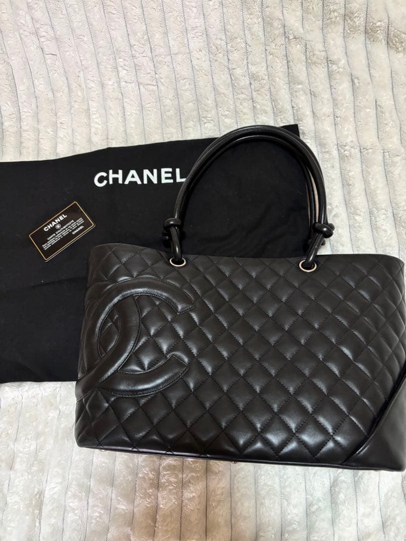 美品☆CHANEL カンボンラインギャランティカード、保存袋付き