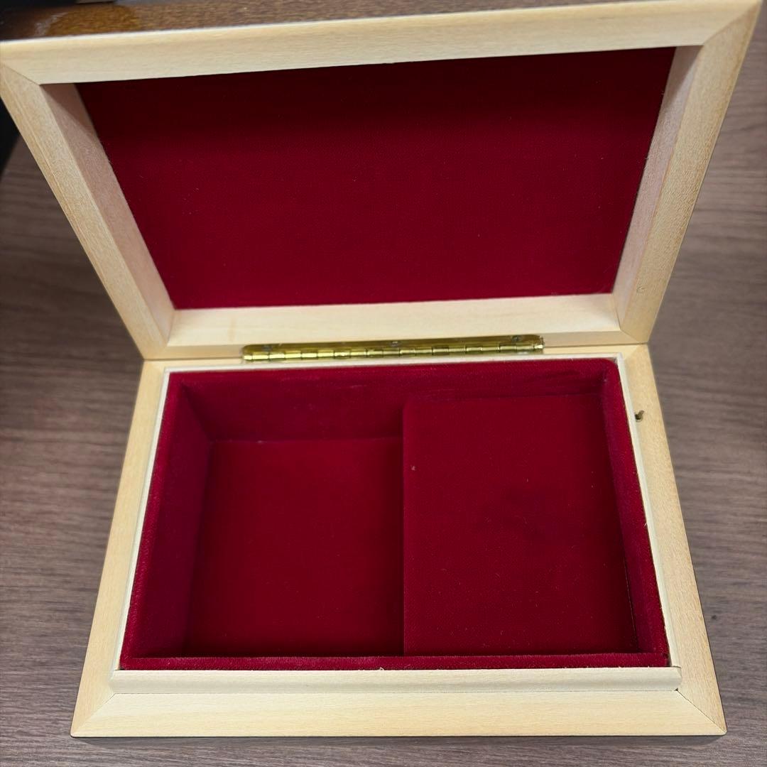 未使用品　ドイツ製　クリスマス　オルゴール　小物入れ