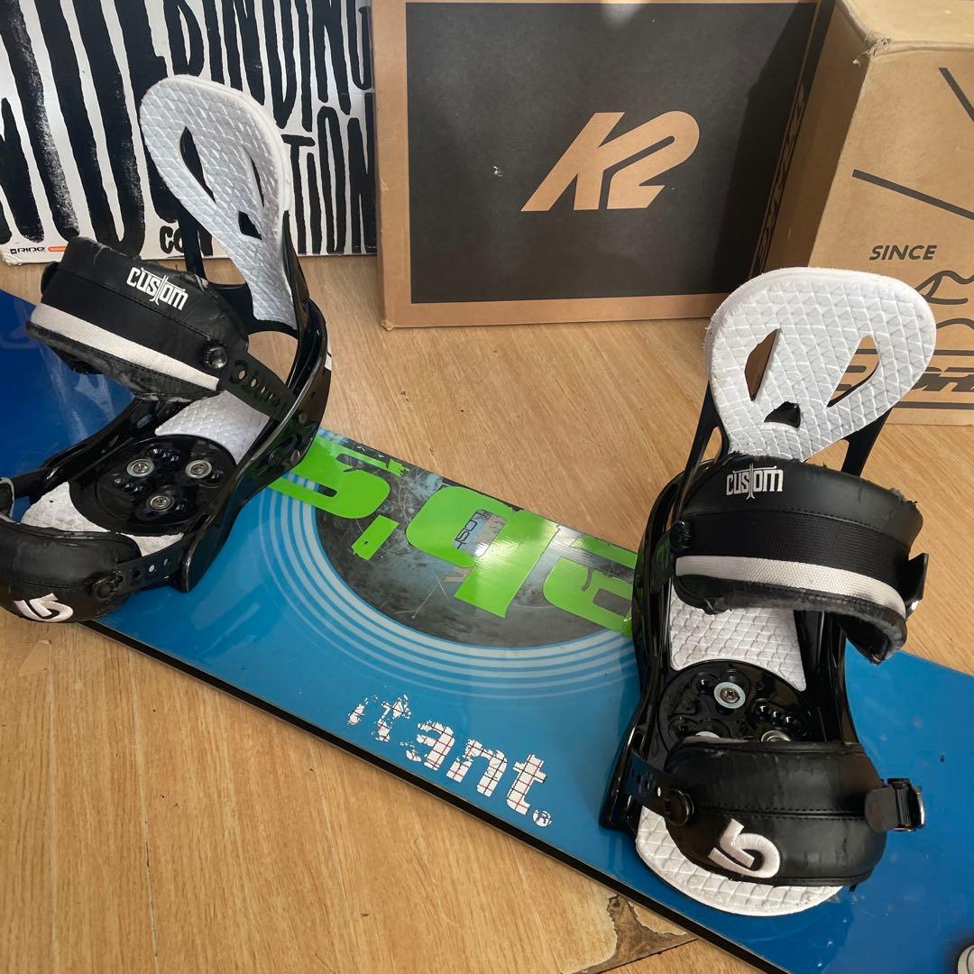 BURTON　バートンスノーボードセット　CUSTOMバインディング付