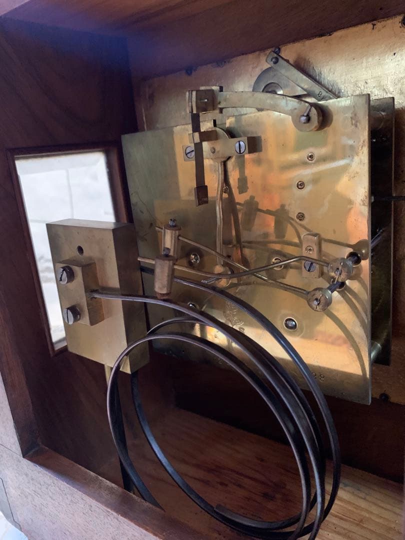 ドイツ製　訳ありアンティーク置時計ウェストミンスターチャイム！美しく鳴ります！