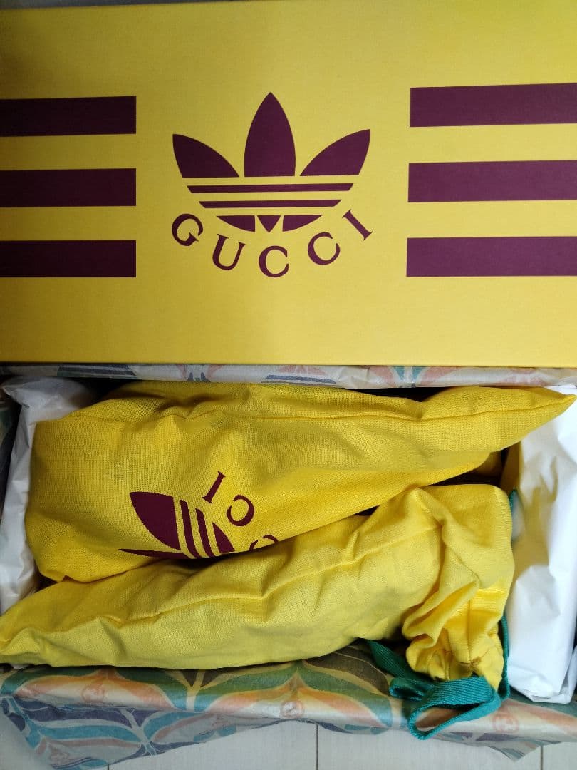 【新品】グッチ GUCCI × アディダス コラボ ヒール ミュール パンプス