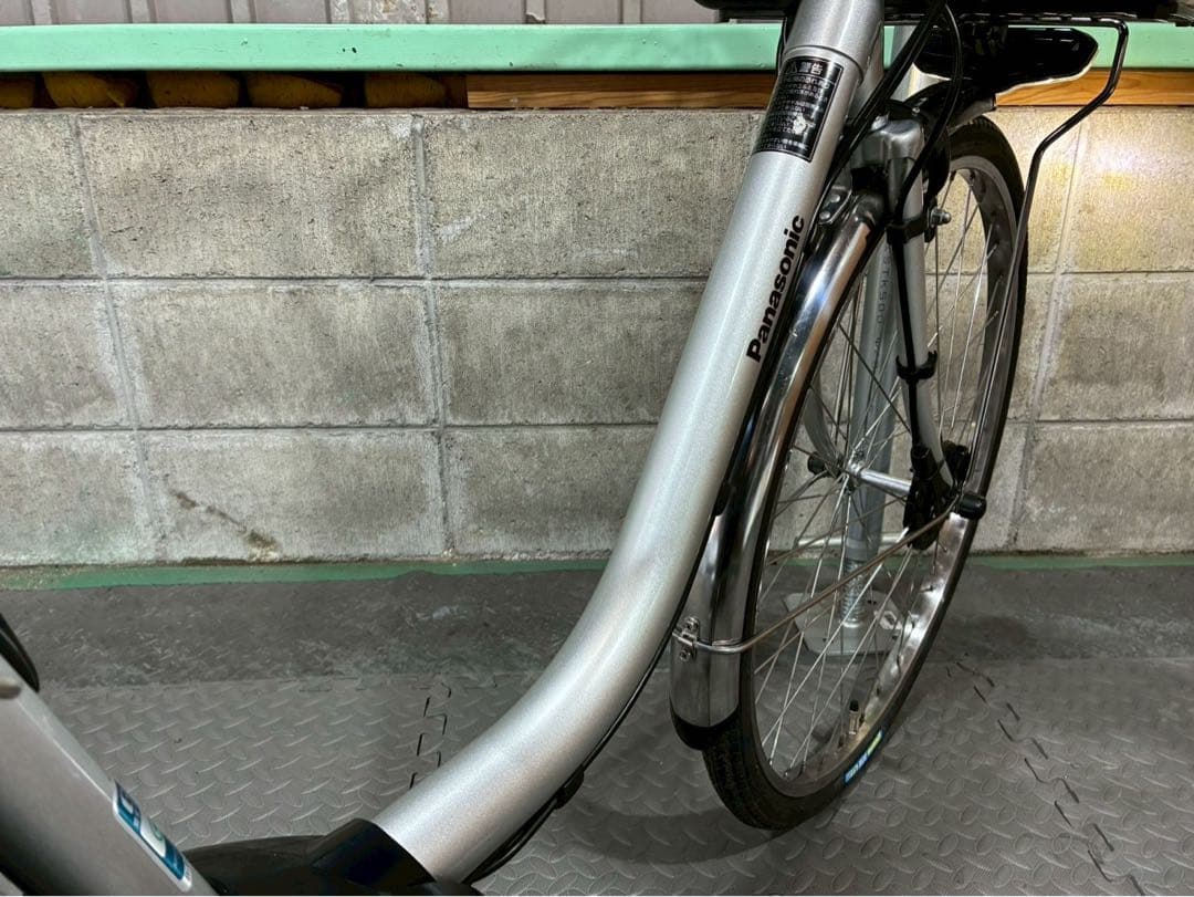 №8565 電動自転車パナソニック ビビDX 24インチ✨大容量バッテリー✨