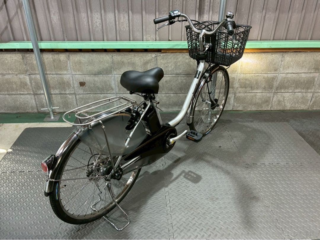 №8565 電動自転車パナソニック ビビDX 24インチ✨大容量バッテリー✨