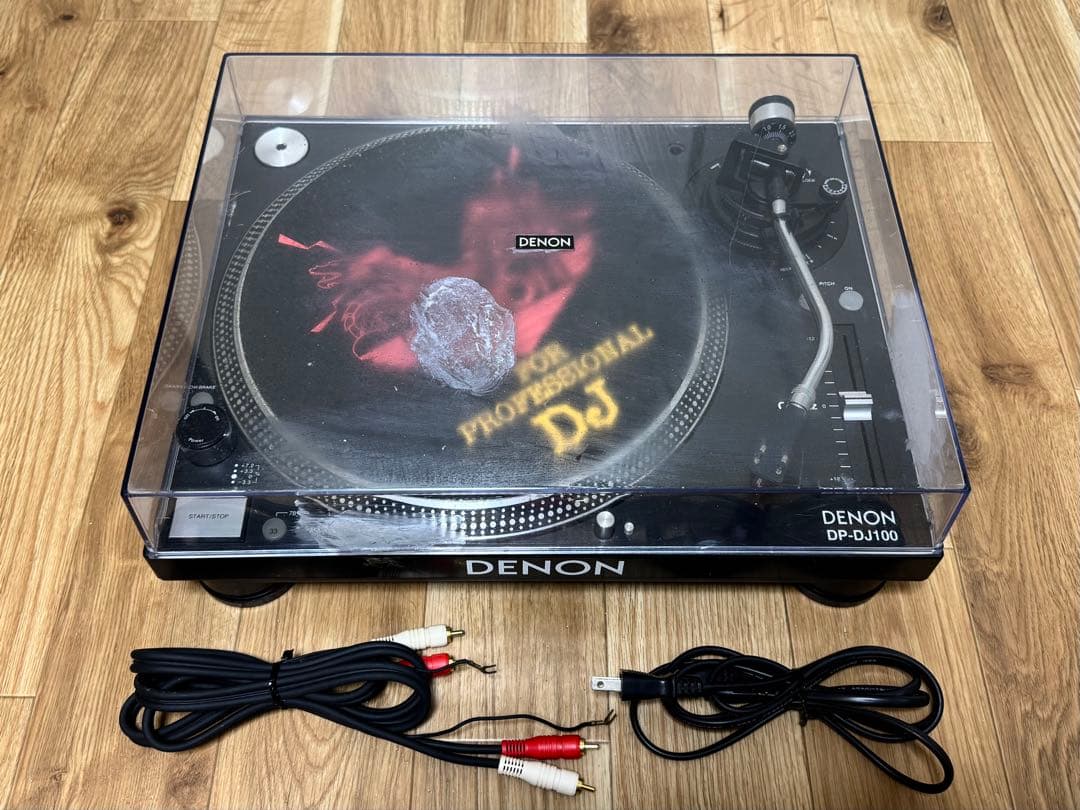 Denon DP-DJ100 + ortofon 2M RED カートリッジ