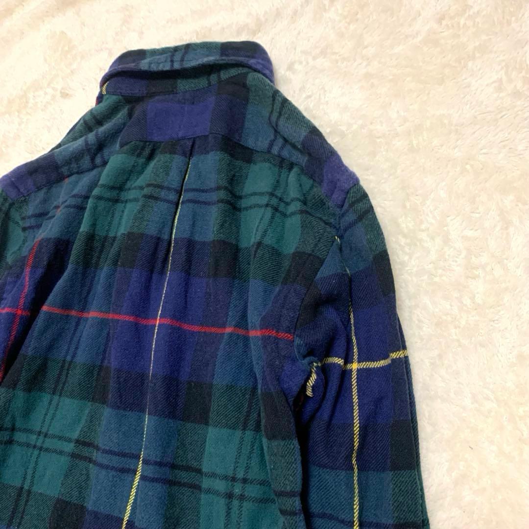 うーたん様 ラルフローレン ネルシャツ チェック ポニー刺繍 ユニセックス