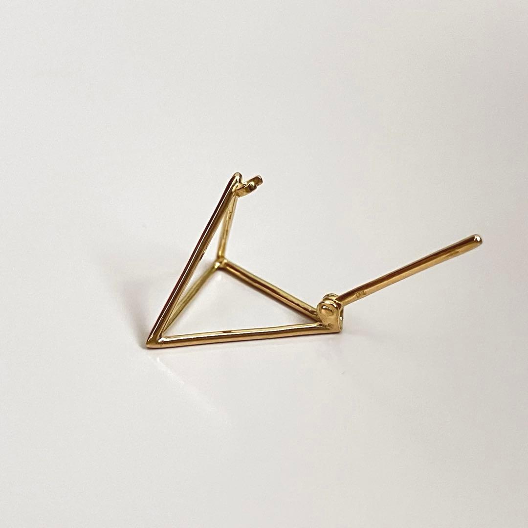 アクセサリー SHIHARA Triangle Pierce 15 18K YG