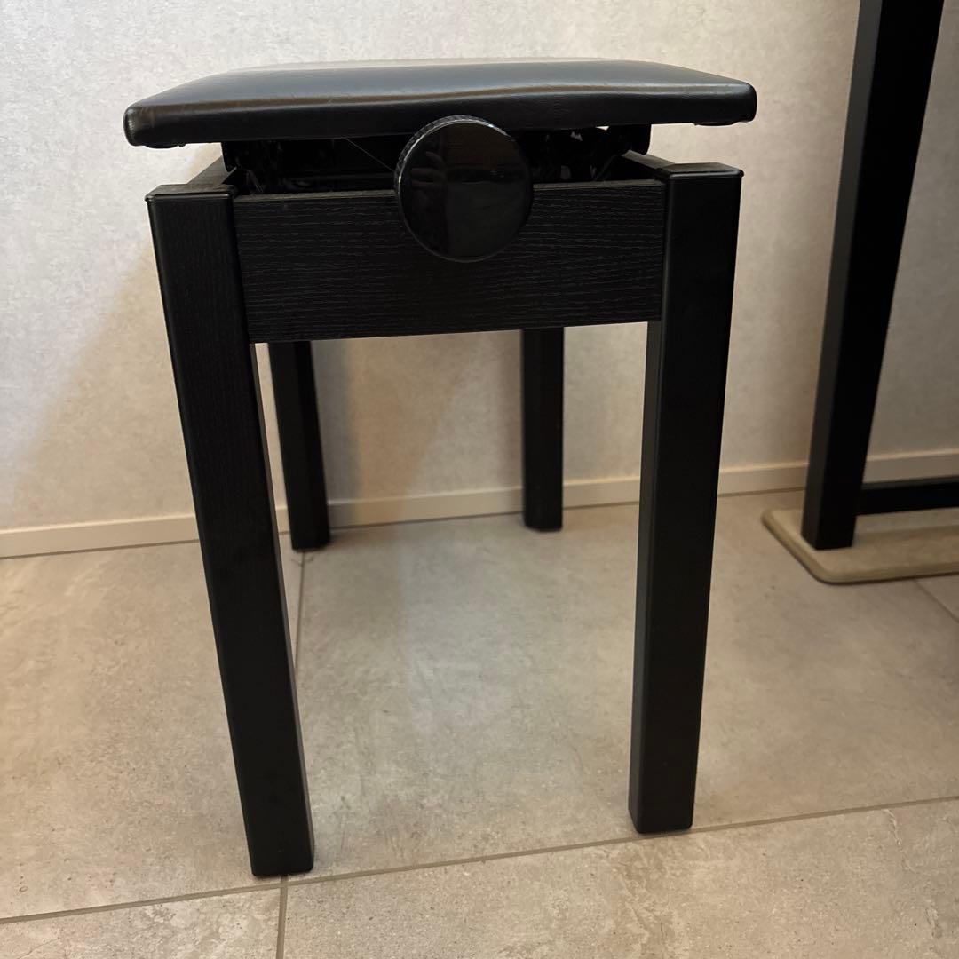 YAMAHA 電子ピアノ 黒 椅子付き