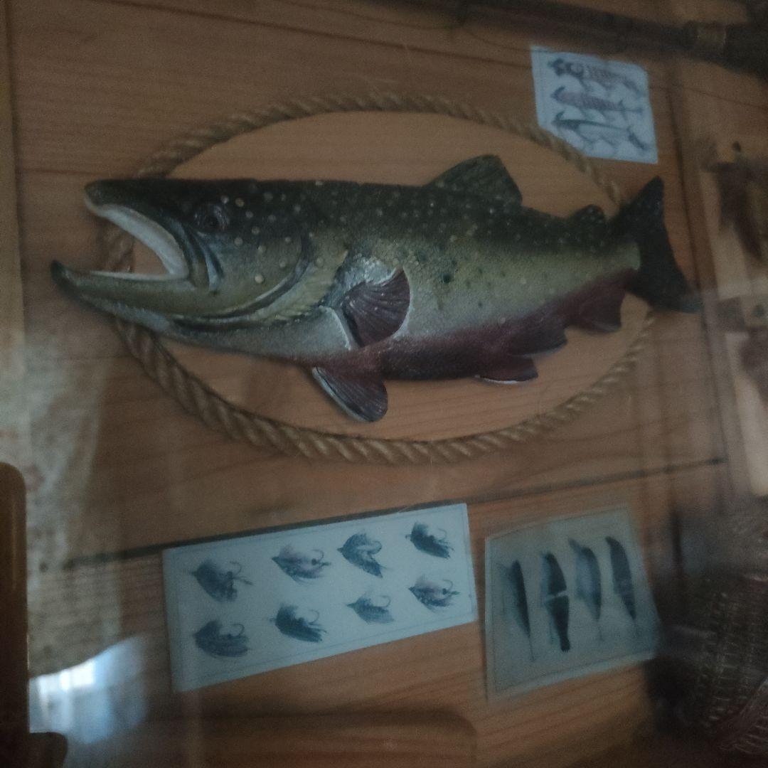 ☆インテリアフィッシング　木製額縁 オブジェ カントリー雑貨