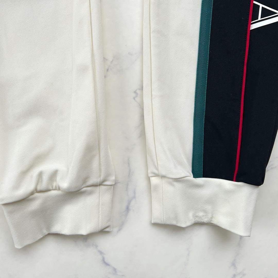 マークアンドロナ 2024年 ジョガーパンツ サイドロゴ ホワイト ゴールド金具