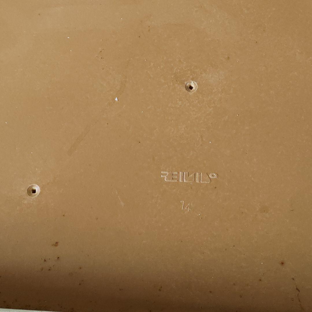 希少 70's ジャパンヴィンテージ モルパ 花柄天板 ホワイトテーブル