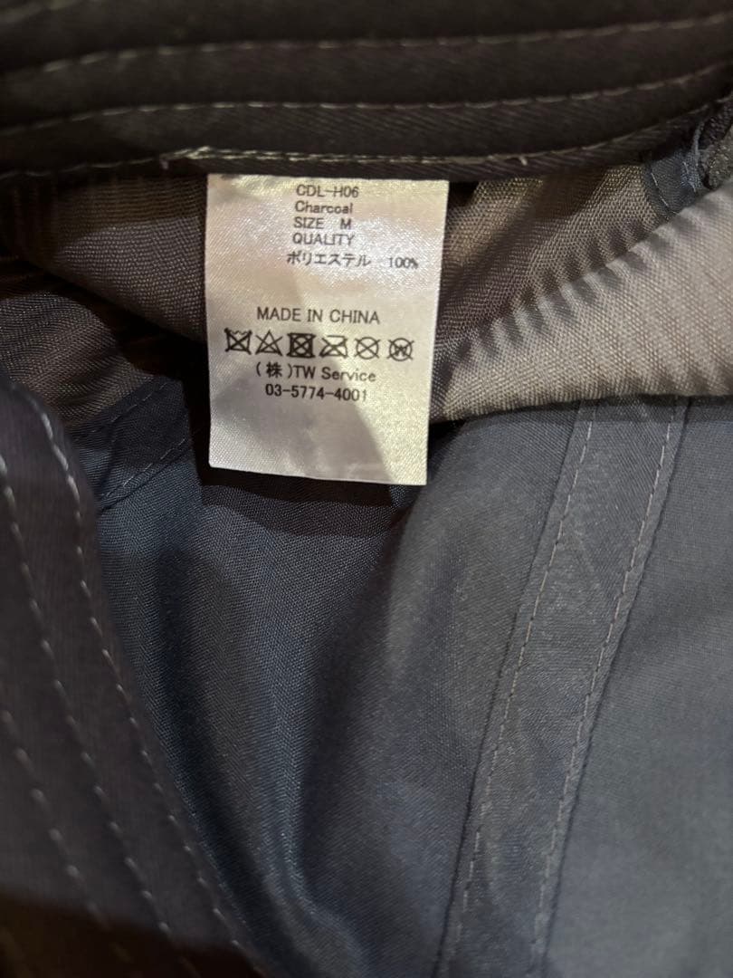 CDL Corduroy Cap キャップ　Charcoal 登坂広臣