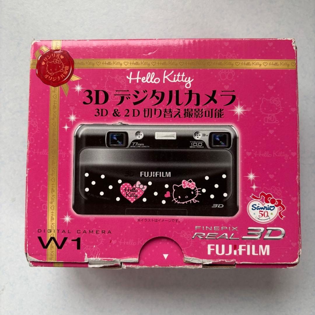 【超希少】FUJIFILM ハローキティPINEPIX REAL 3D W1