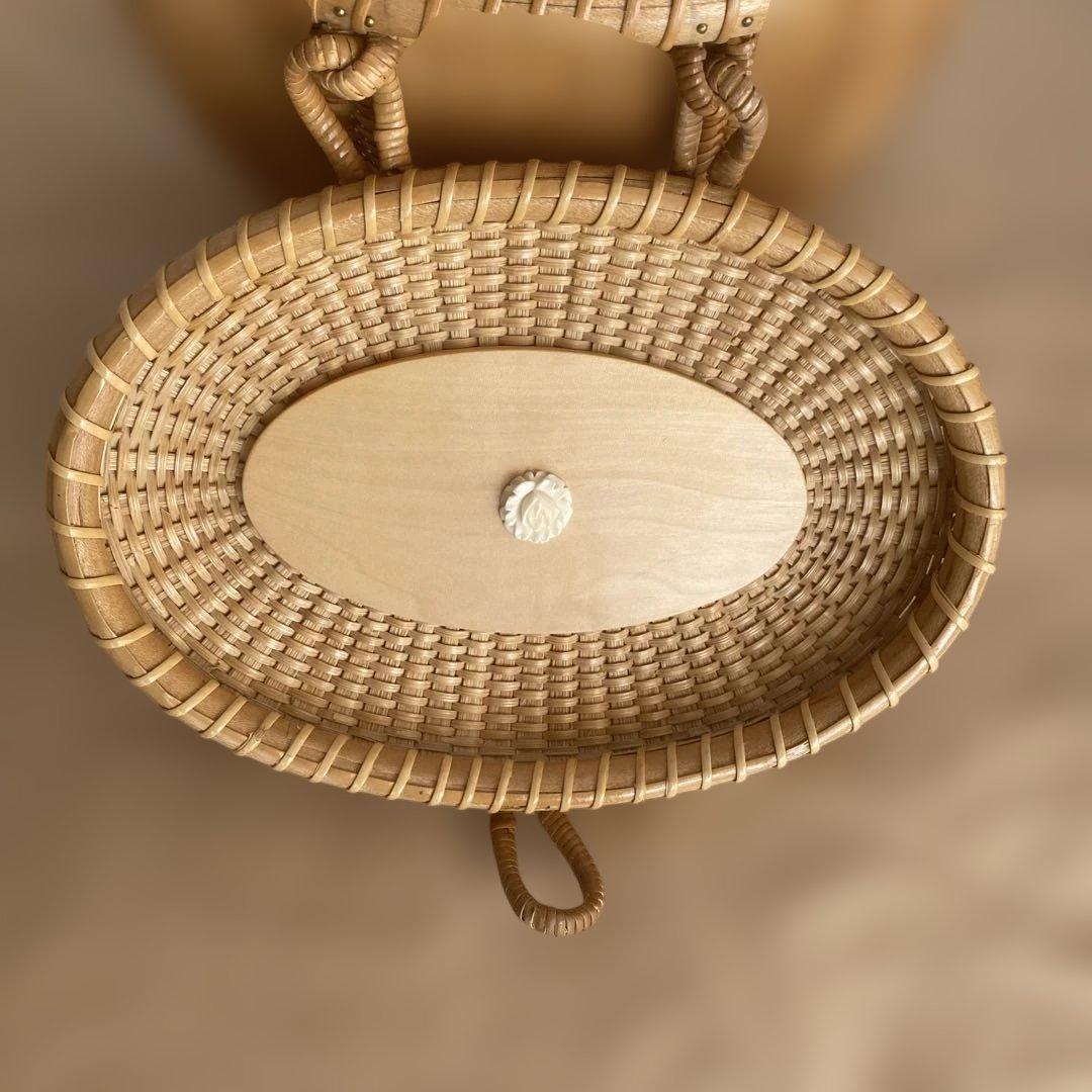 蓋付き　ナンタケットバスケット