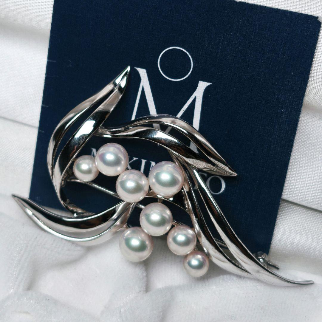 【美品 最高級】ミキモト ブローチ パール フォーマル 皇室御用達 正規品