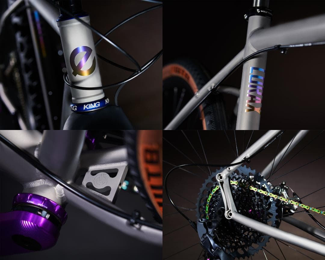 超希少レインボー限定版Esker lorax SS tiチタングラベルフレーム