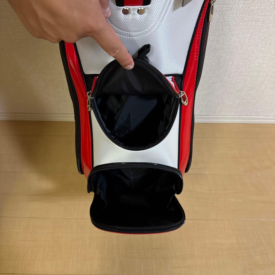 【新品未使用】即購入OK カバー付きキャディバック ゴルフバック ブリヂストン