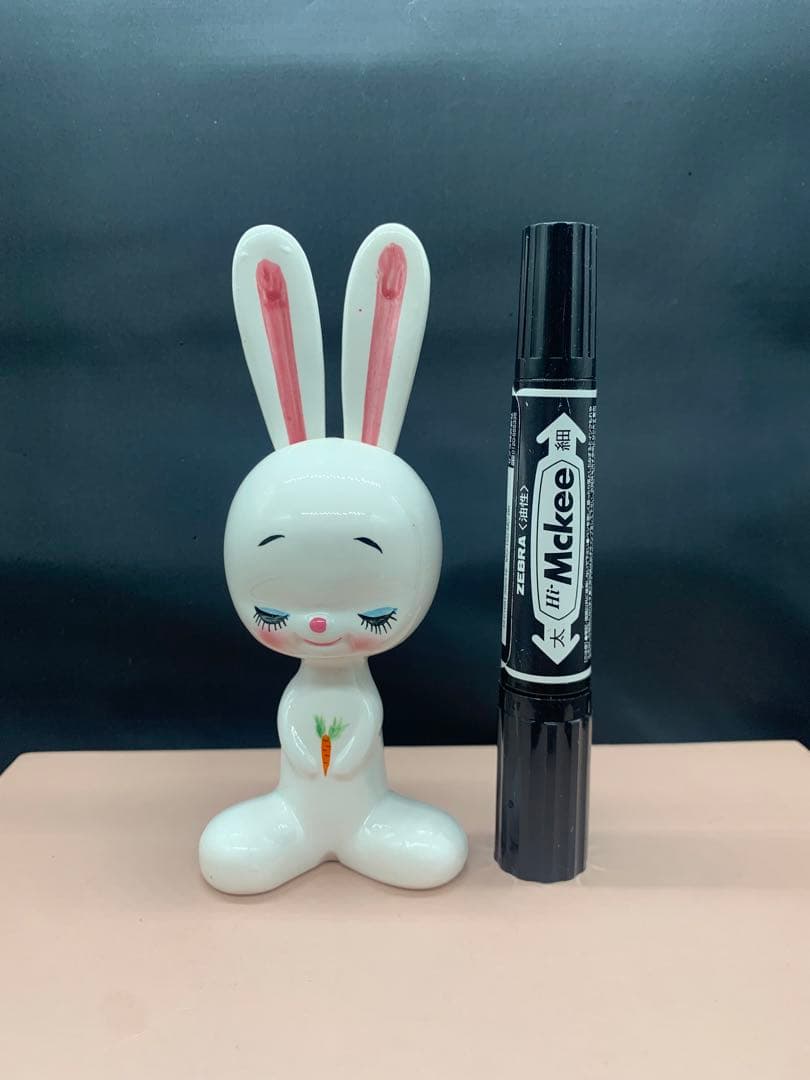 内藤ルネ　うさぎ　フォーク　陶器