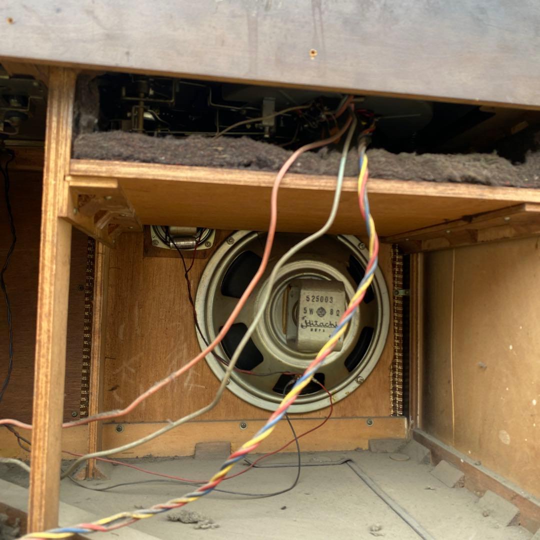 日立 昭和レトロ ミッドセンチュリー レコードプレーヤー インテリア