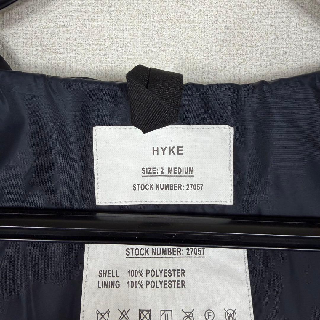 ジャケット・アウター HYKE BIOTOP TASLAN TWILL SHELL COAT EX