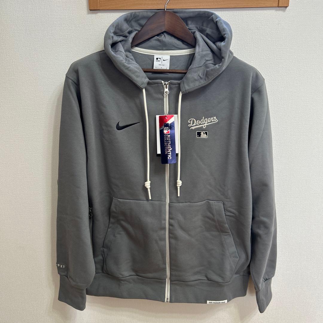 選手着用モデル ナイキオーセンティック Dodgers ジップパーカー Lサイズ