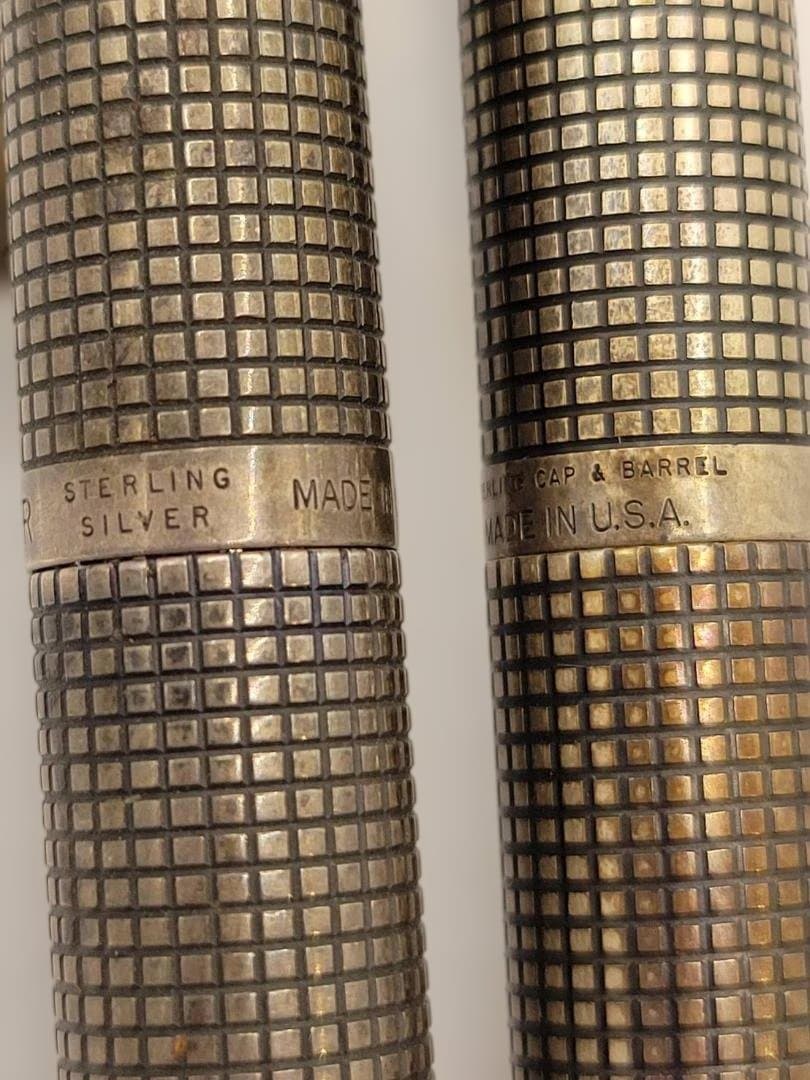 PARKER パーカー 万年筆 14K STERLING SILVER 2本