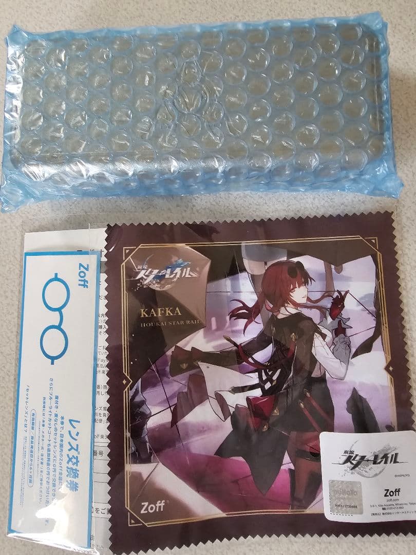 Zoff 崩壊スターレイルコラボメガネ カフカ、丹恒・飲月、黄泉、アベンチュリン