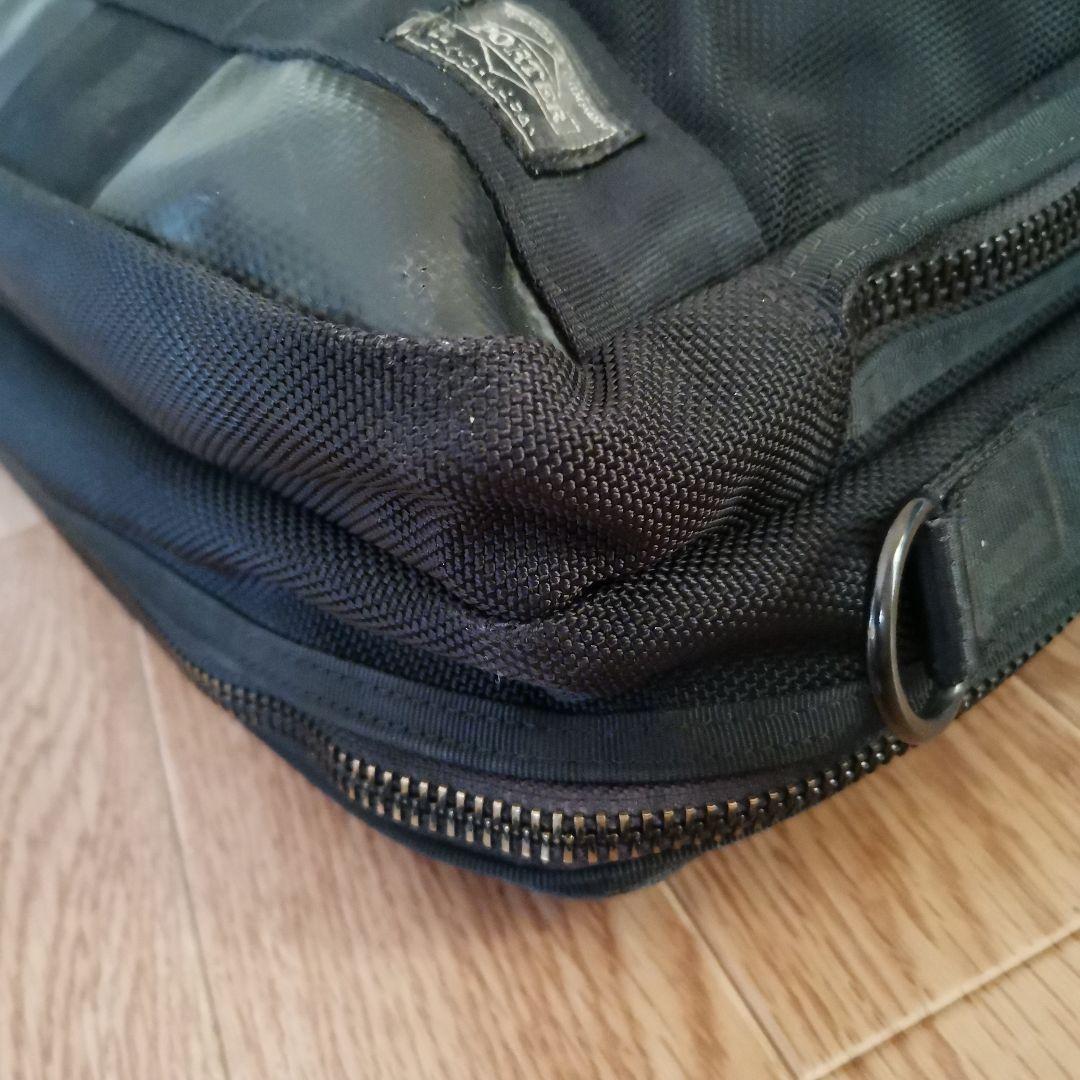 2層式　ポーター　ヒート　ブラックビジネスバッグ