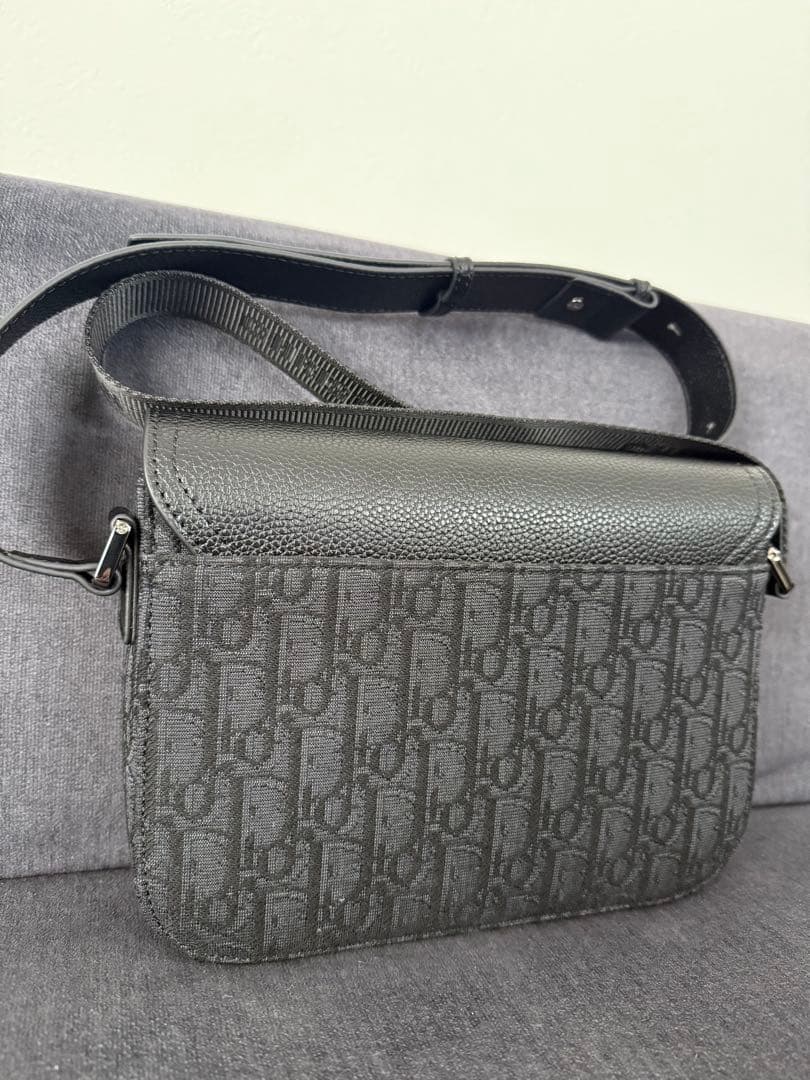 【本体のみ】Dior ブラック サドル メッセンジャーバッグ スモール