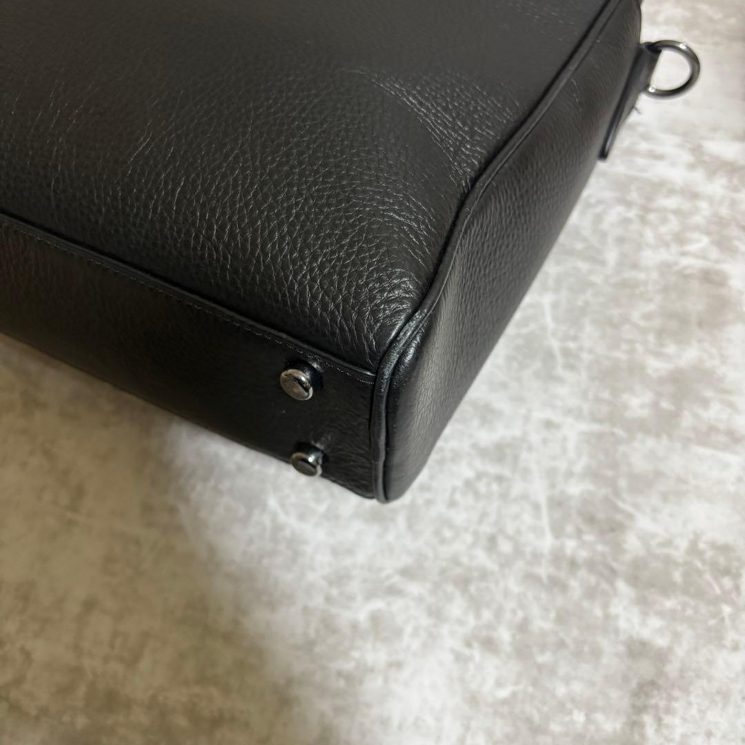 H255 美品✨COACH コーチ　ビジネスバッグ　ハンドバッグ　オールレザー
