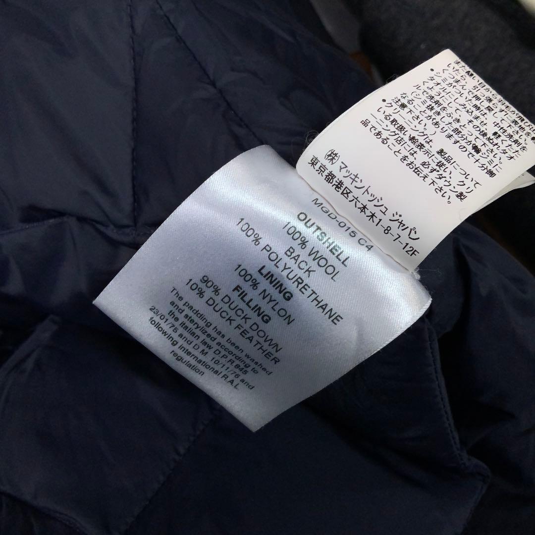 MACKINTOSH マッキントッシュ ウールキルティングダウンジャケット 40