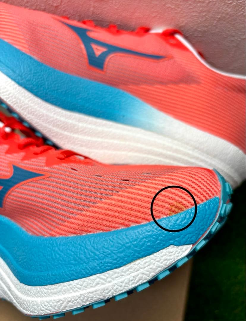 ミズノ ランニング ウエーブデュエルプロ U1GD220020 ORG 25cm