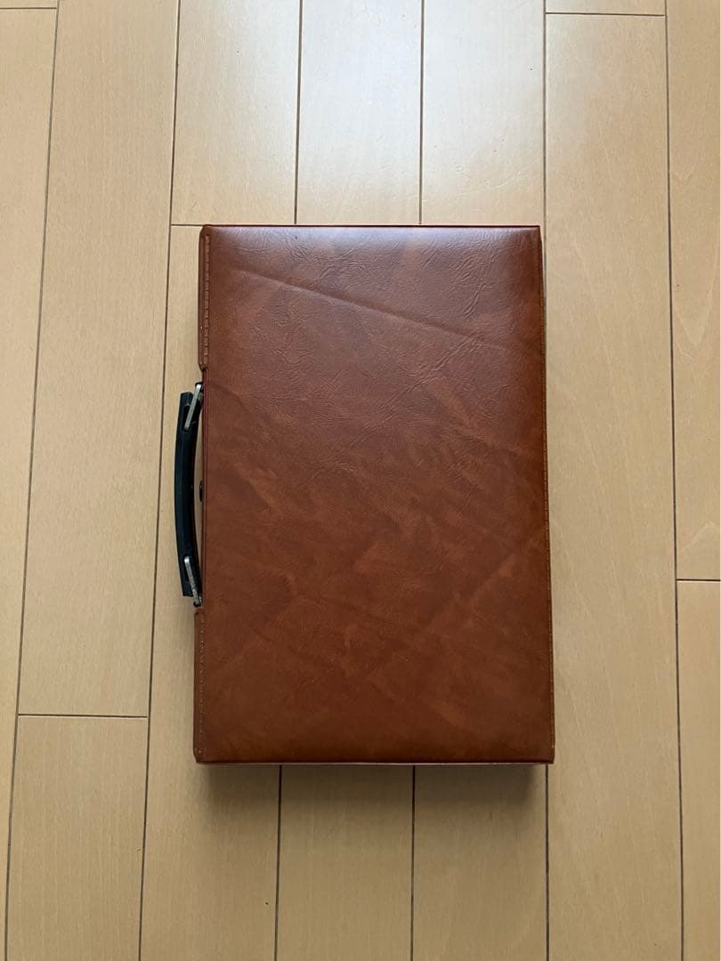 任天堂　麻雀牌セット（重量牌）　茶色ケース付き