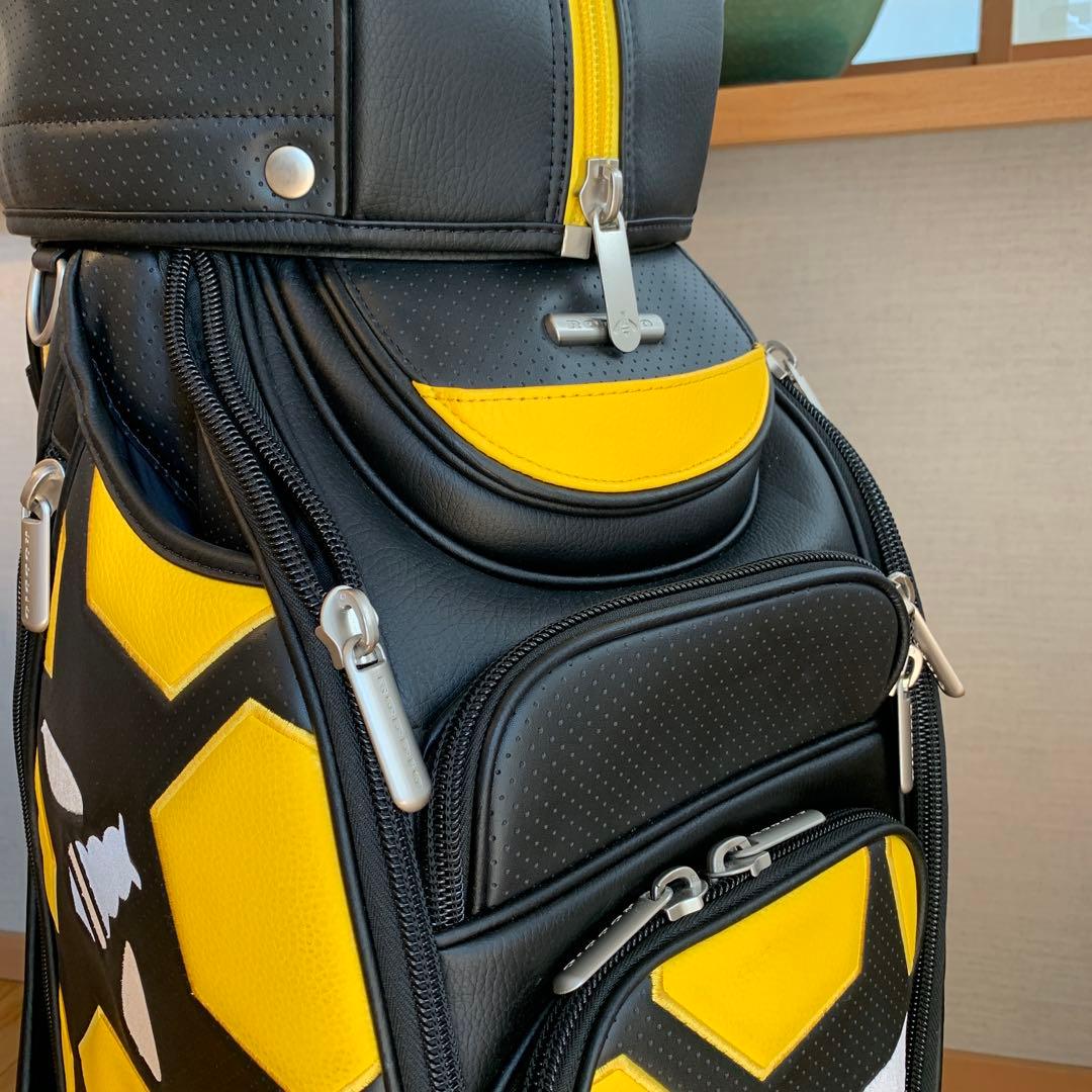 Roddio ロッディオ　ゴルフキャディバッグ 黒と黄色