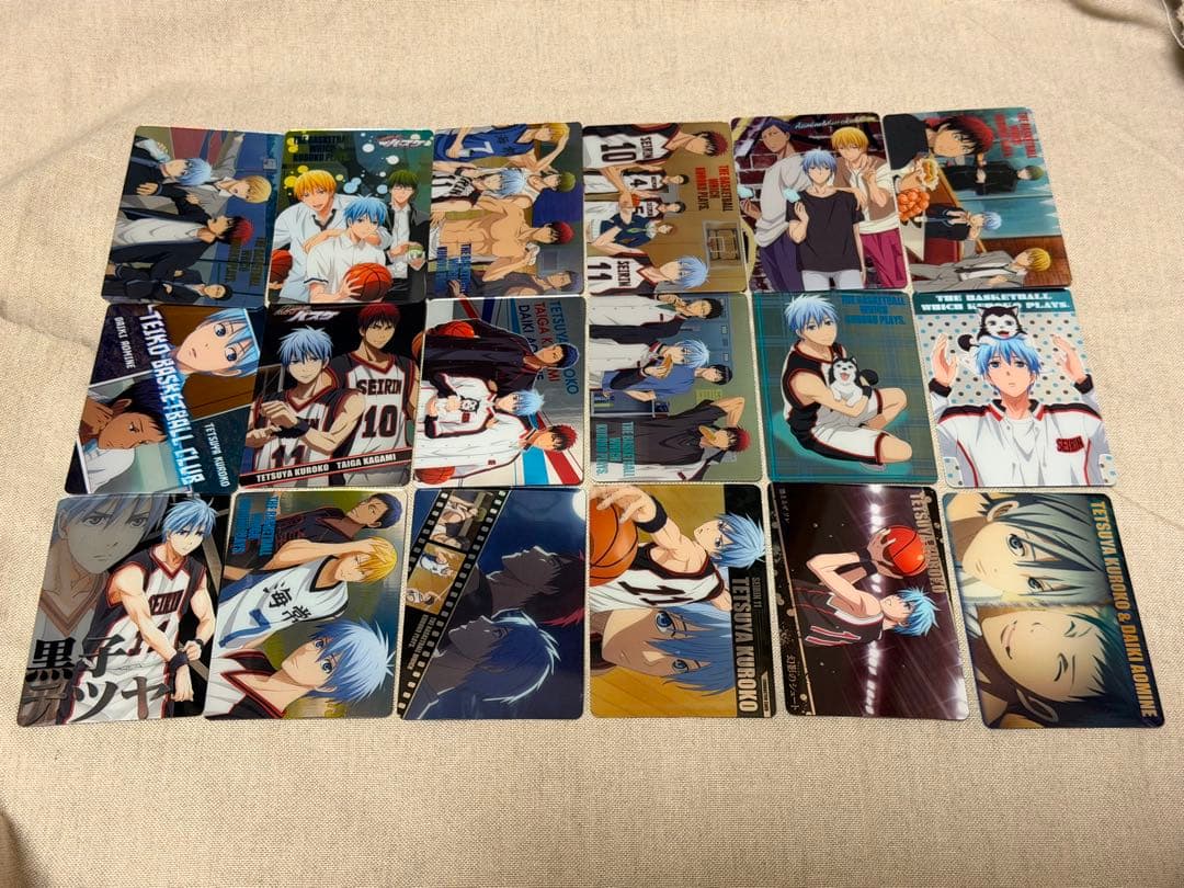 黒子のバスケ　黒バス　カード　ウエハース　黒子テツヤ　36枚セット