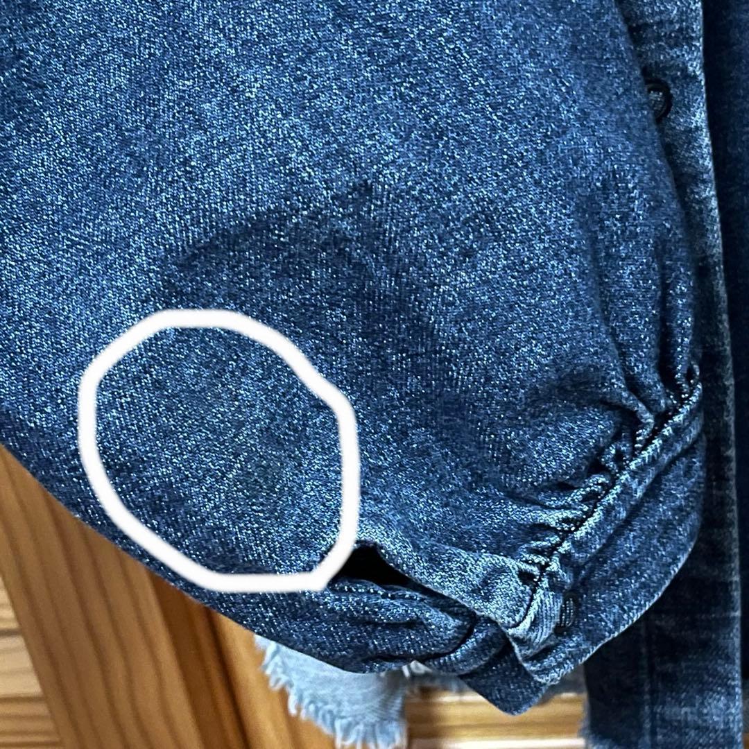 D-due デ・ドゥエ デニムブラウス　size40 ※状態訳あり