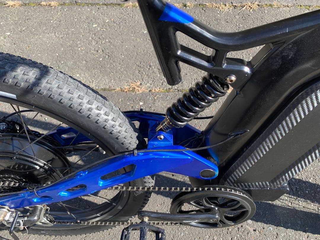 【 動作確認済】送料無料ディスク式MTB電動自転車新しいバッテリー48V12Ah